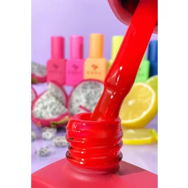 База DNKa Cover Base №0077 (Неоновый красный (цвет Ferrari)), 12 мл