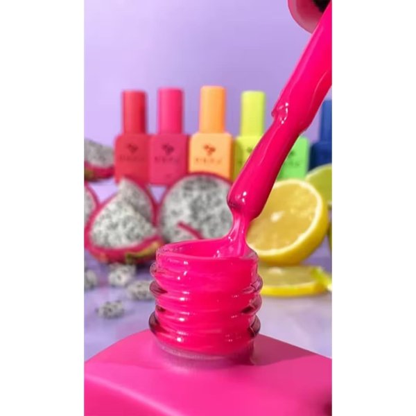 База DNKa Cover Base №0073 Неоновий рожевий (Барбі), 12 мл