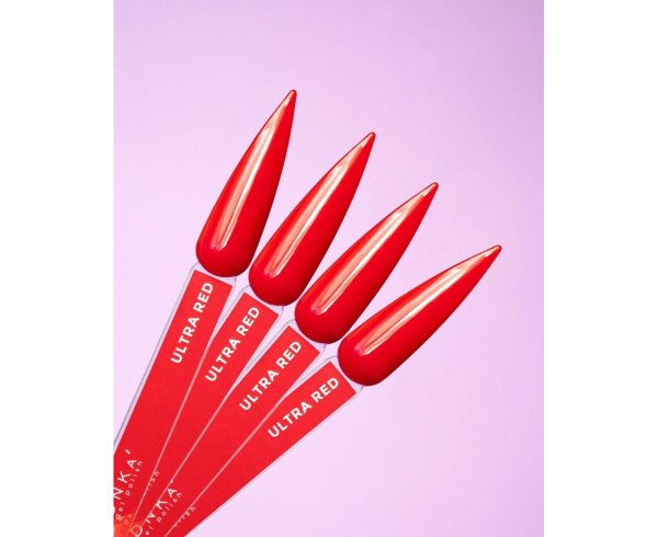 Гель-лак для нігтів DNKa ULTRA RED (червоний, емаль) 12 мл