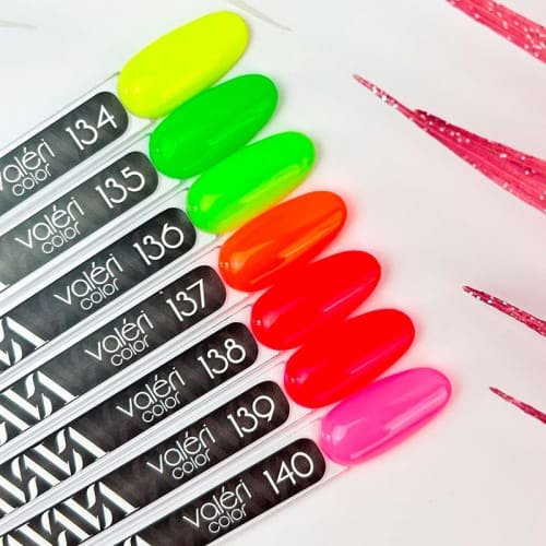 Гель-лак Valeri color №139 (Малиновый, эмаль), 6 ml