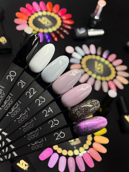 Гель-лак Valeri color №021 (Білий, емаль), 6 ml