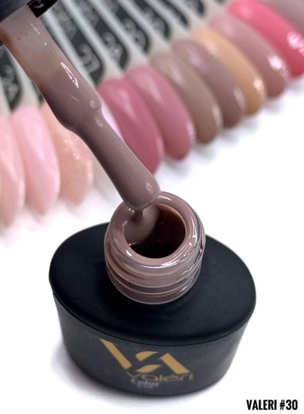Гель-лак Valeri color №030 (Холодний беж, емаль), 6 ml