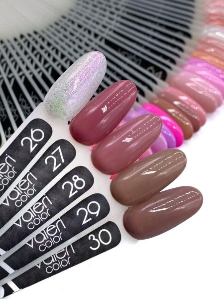 Гель-лак Valeri color №030 (Холодний беж, емаль), 6 ml
