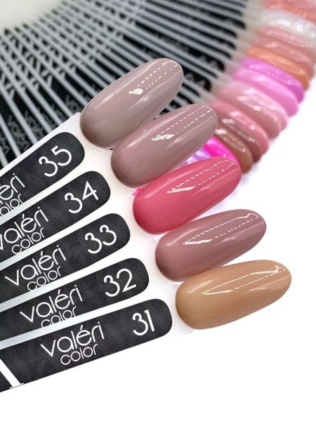 Гель-лак Valeri color №031 (Гірчично-бежевий, емаль), 6 ml