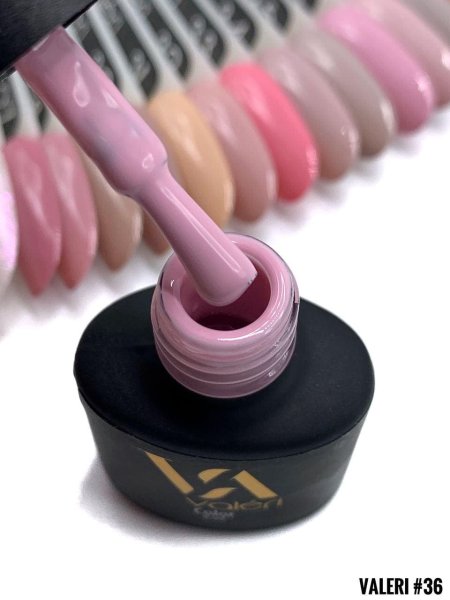 Гель-лак Valeri color №036 (Приглушений бузковий, емаль), 6 ml
