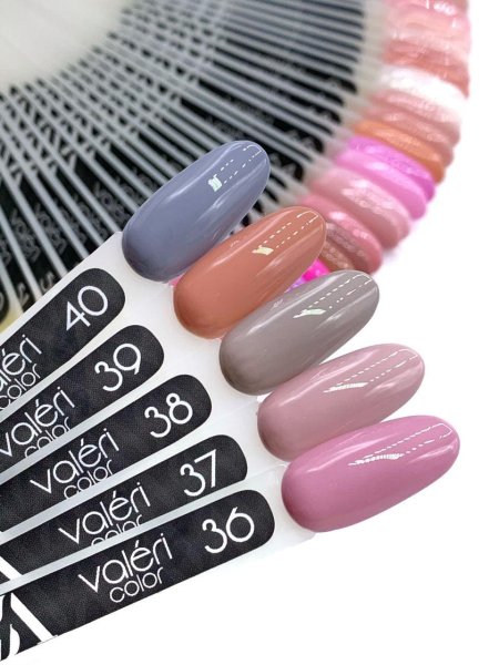 Гель-лак Valeri color №039 (Пастельний персиковий, емаль), 6 ml