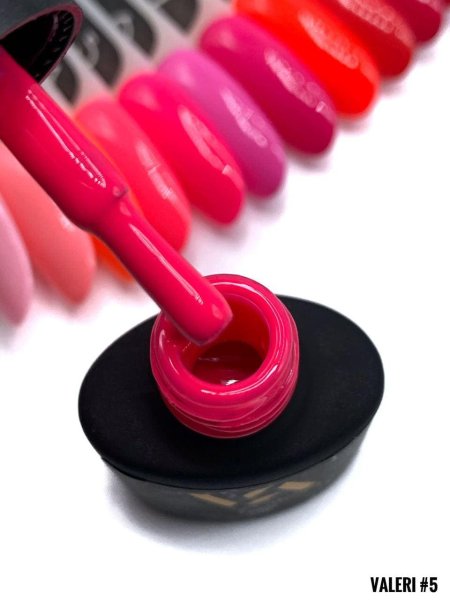 Гель-лак Valeri color №005 (Рожевий Барбі, Емаль), 6 ml