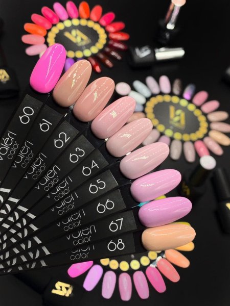 Гель-лак Valeri color №066 (Вершково-рожевий, емаль), 6 ml