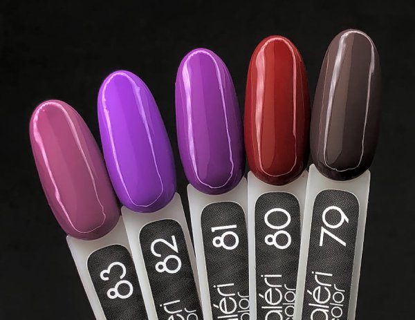 Гель-лак Valeri color №079 (Світлий баклажан), 6 ml