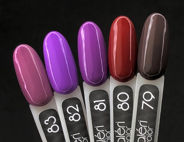 Гель-лак Valeri color №081 (Бузковий, емаль), 6 ml