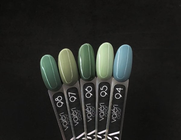 Гель-лак Valeri color №094 (Серо-голубой, эмаль), 6 ml