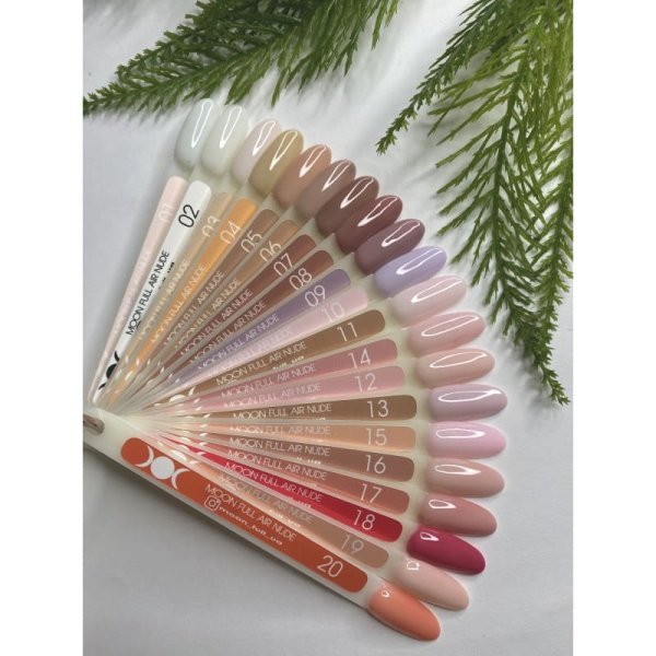 Гель-лак MOON FULL Air Nude №011 молочно-розовый, 8 ml