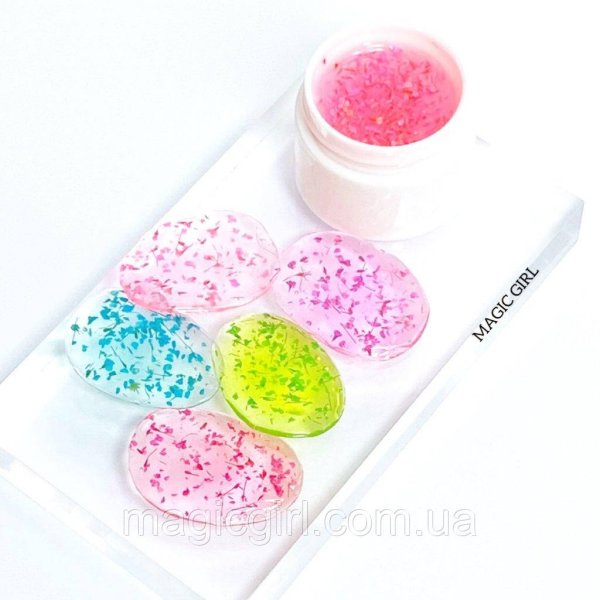 Гель сухоцвіти Flowers Gel Зелений, 5мл