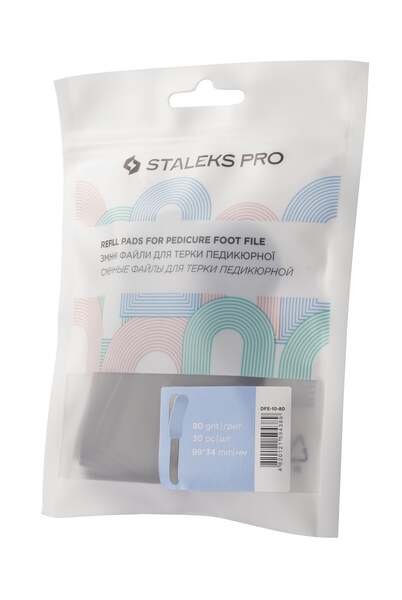 Сменные файлы для терки педикюрной EXPERT 10 80 грит (30 шт) (DFE-10-80)