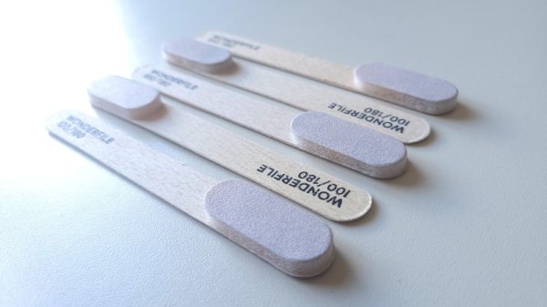 Пилка-баф Wonderfile 100/180 з принтом