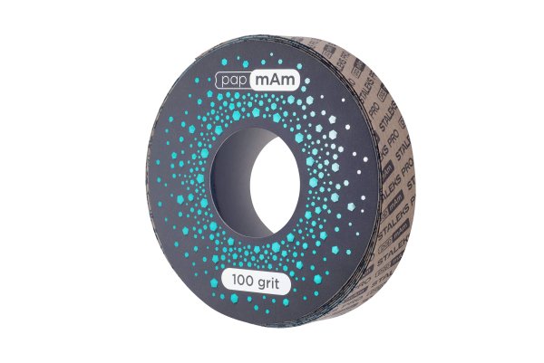 Запасний блок файл-стрічки papmAm EXCLUSIVE для пластикової котушки Bobbinail STALEKS PRO 100 грит (7 м) (ATSClux-100)