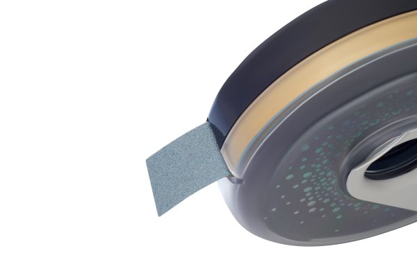 Змінний файл-стрічка EXCLUSIVE в пластиковій котушці Bobbinail STALEKS PRO 100 грит (7 м) (ATlux-100)