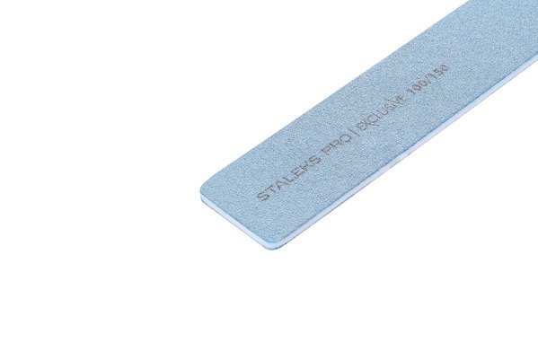 Пилка широка пряма мінеральна для нігтів EXCLUSIVE 100/150 грит (NFX-32/8)