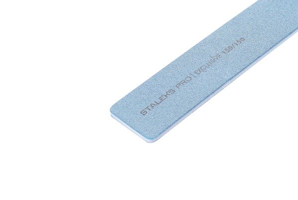 Пилка широка пряма мінеральна для нігтів EXCLUSIVE 150/150 грит (NFX-32/9)