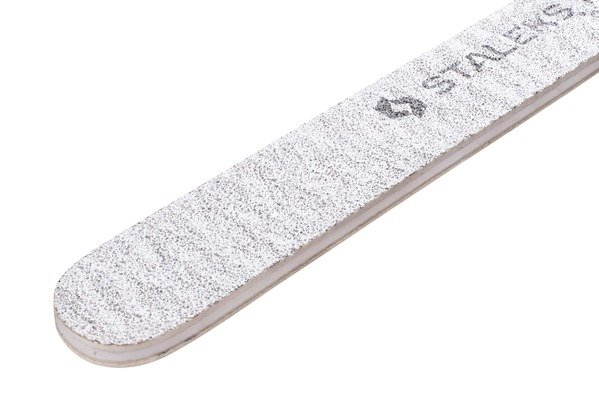 Пилка пряма мінеральна для нігтів SMART 80/100 грит (5шт.), набір (NFB-21/5)