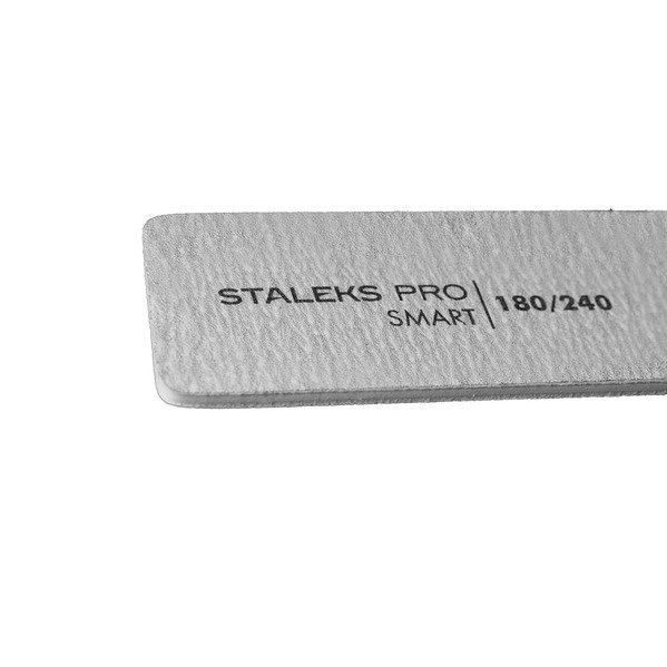 Пилка широка пряма мінеральна для нігтів SMART 180/240 грит (5шт.), набір (NFB-31/2)