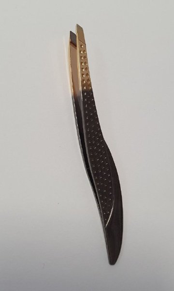 Пинцет для бровей золотой EUROpani TW-45G