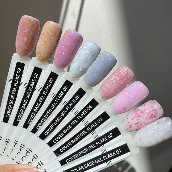 Cover Base Gel Flake 07 (камуфлирующее базовое покрытие), 7мл